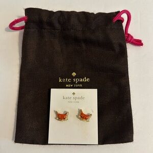 Kate Spade fox earrings